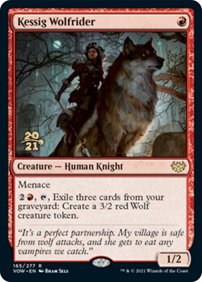 Kessig Wolfrider (Promos: Prerelease Cards) Light Play Foil