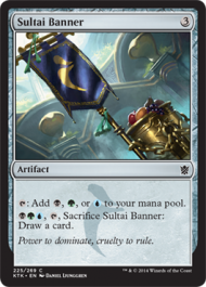 Sultai Banner (Khans of Tarkir) Light Play Foil