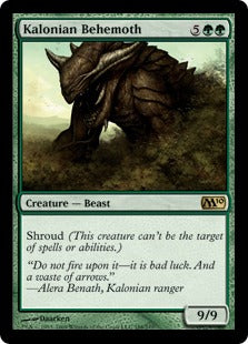 Kalonian Behemoth (Magic 2010 Core Set) Light Play Foil