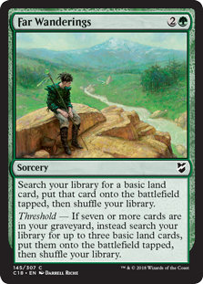 Far Wanderings (Commander 2018) Light Play