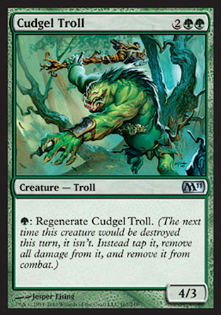 Cudgel Troll (Magic 2011 Core Set) Light Play