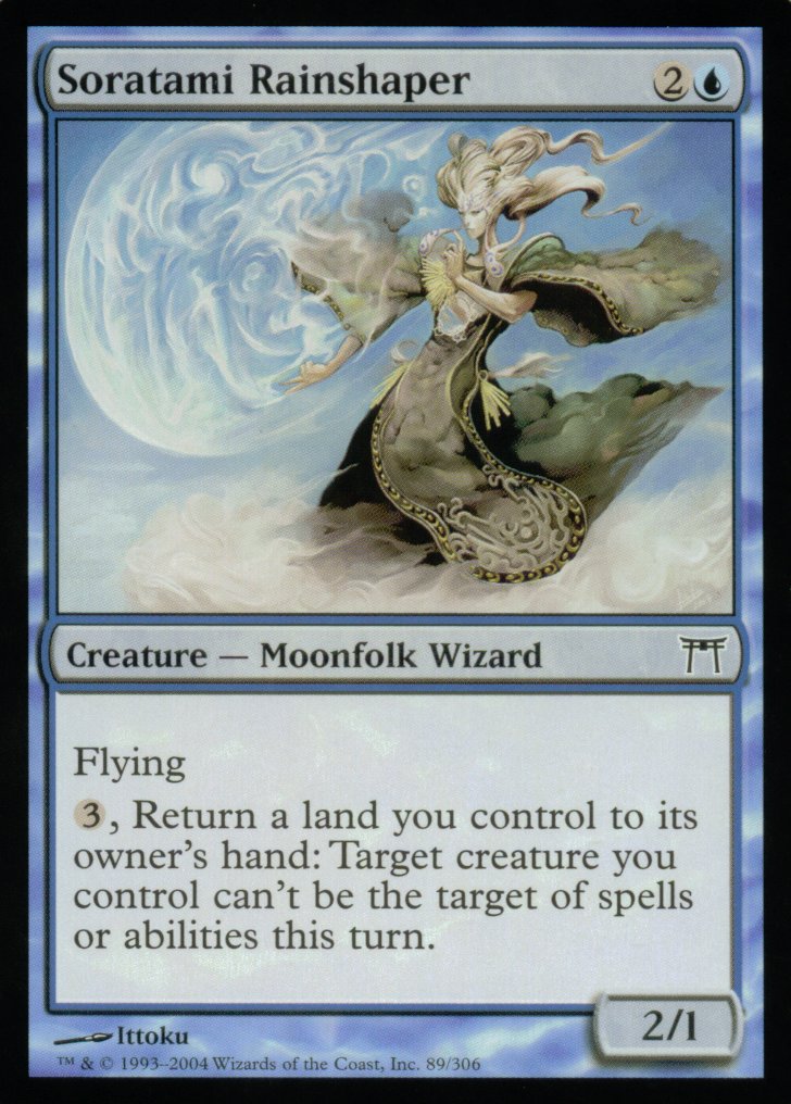 Soratami Rainshaper (Champions of Kamigawa) Light Play