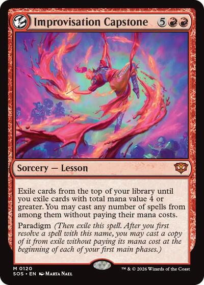 Improvisation Capstone (Secrets of Strixhaven) Light Play Foil