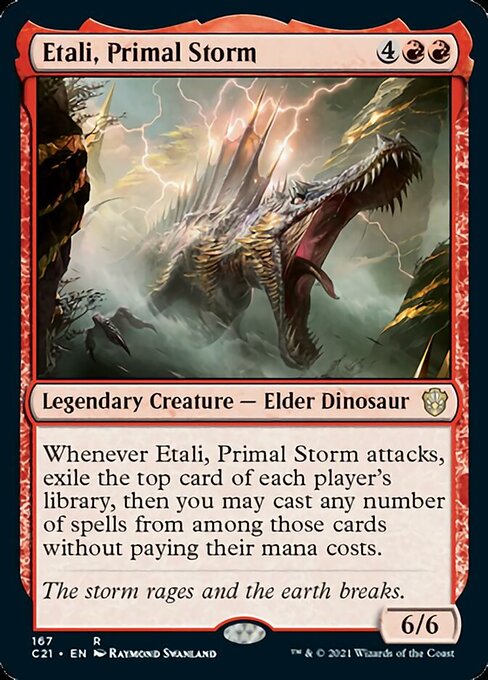 Etali, Primal Storm (Commander 2021 Strixhaven) Light Play