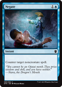 Negate (Dragons of Tarkir) Light Play