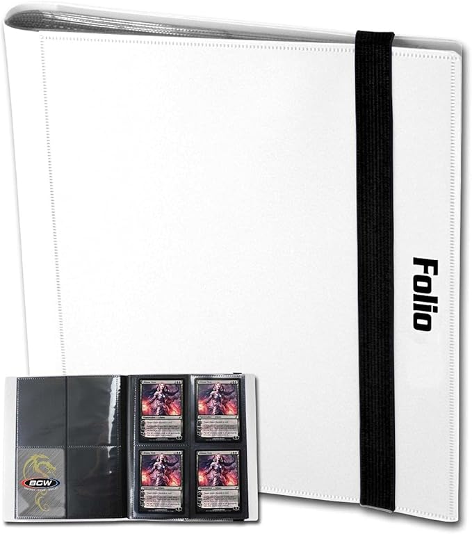 Folio 4-Pocket Album - WHITE (Holds 160)