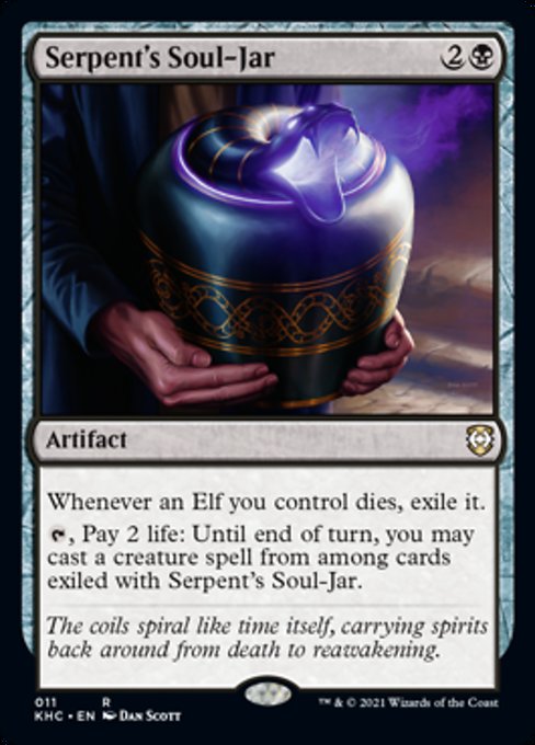 Serpent's Soul-Jar (Commander 2021 Kaldheim) Light Play
