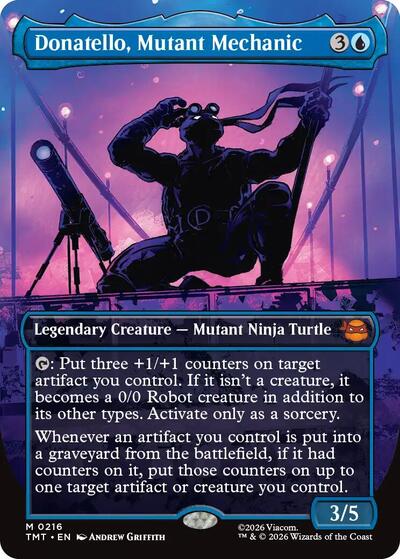Donatello, Mutant Mechanic (Borderless) (Teenage Mutant Ninja Turtles) Light Play