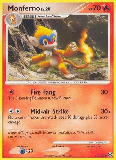 Monferno (Majestic Dawn) Medium Play