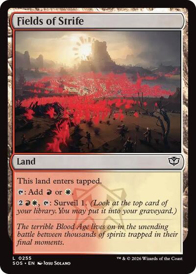 Fields of Strife (Secrets of Strixhaven) Light Play