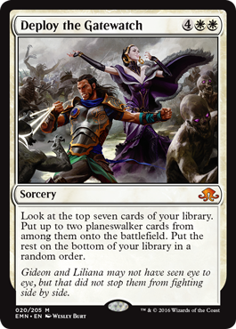 Deploy the Gatewatch (Eldritch Moon) Light Play