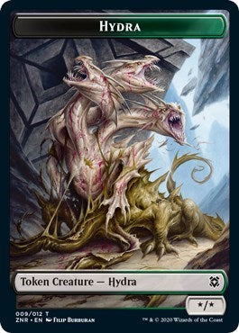 Hydra Token (Zendikar Rising) Light Play