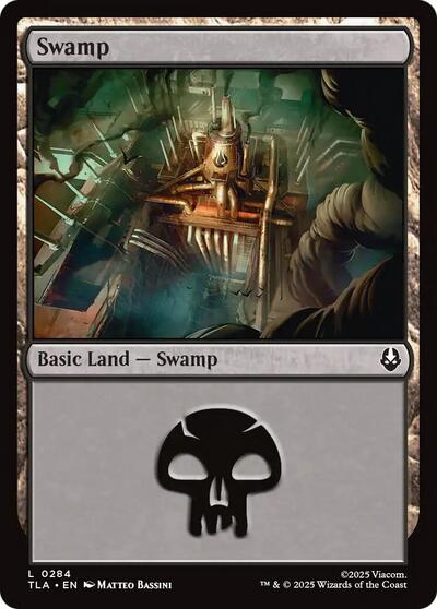 Swamp (0284) (Avatar: The Last Airbender) Light Play Foil
