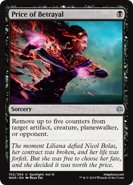 Price of Betrayal (War of the Spark) Light Play
