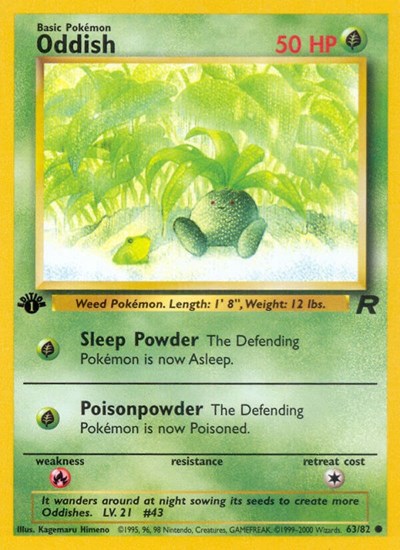 Oddish (Team Rocket) Damaged / Poor Unlimited