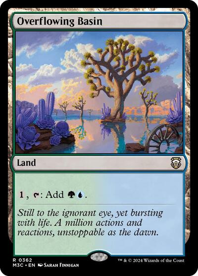 Overflowing Basin (Commander: Modern Horizons 3) Light Play