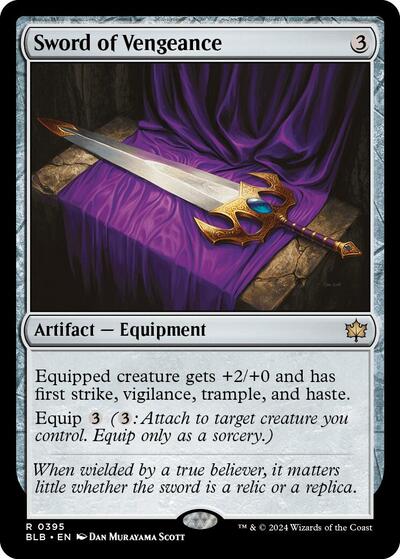 Sword of Vengeance (Bloomburrow) Light Play