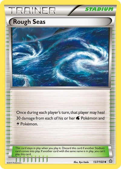 Rough Seas (XY - Primal Clash) Damaged / Poor