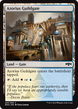 Azorius Guildgate (Ravnica Allegiance) Light Play