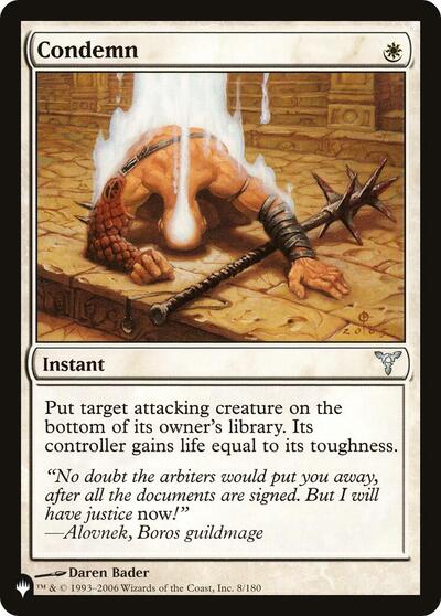 Condemn (The List) Light Play