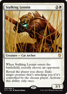 Stalking Leonin (Commander 2017) Medium Play