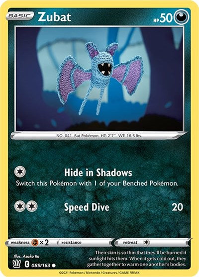 Zubat (SWSH05: Battle Styles) Light Play