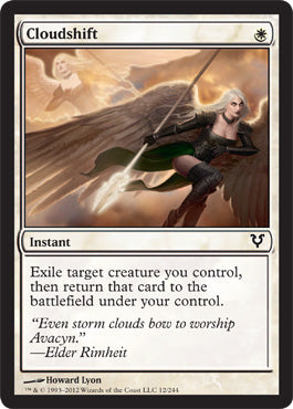 Cloudshift (Avacyn Restored) Light Play
