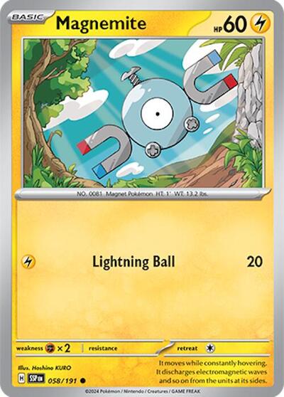 Magnemite (SV08: Surging Sparks) Light Play