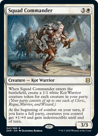 Squad Commander (Promo Pack: Zendikar Rising) Light Play