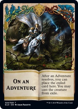 Emblem - On An Adventure (Throne of Eldraine) Light Play