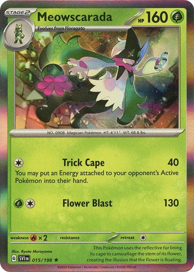 Meowscarada - 015 (Scarlet and Violet: Base Set) Light Play Holofoil