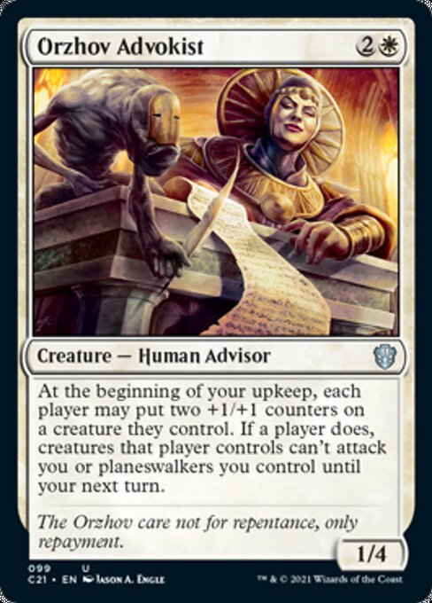 Orzhov Advokist (Commander 2021 Strixhaven) Light Play