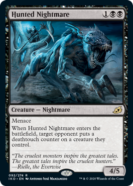 Hunted Nightmare (Ikoria: Lair of Behemoths) Light Play