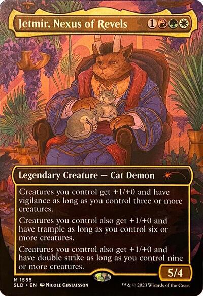 Jetmir, Nexus of Revels (Display Commander) - Thick Stock (Secret Lair) Light Play