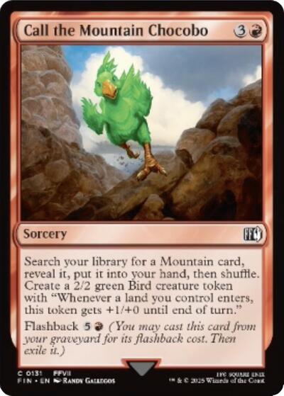 Call the Mountain Chocobo (Universes Beyond: FINAL FANTASY) Light Play
