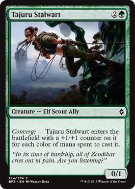 Tajuru Stalwart (Battle for Zendikar) Light Play