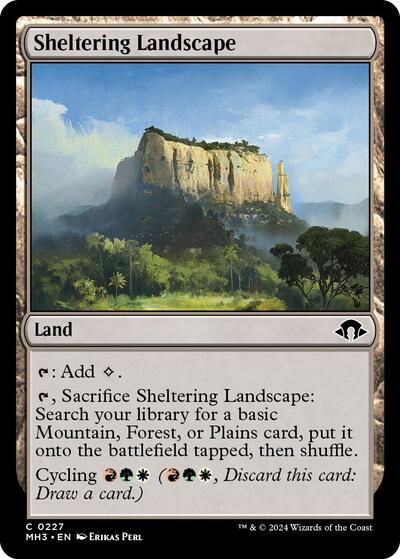 Sheltering Landscape (Modern Horizons 3) Light Play Foil