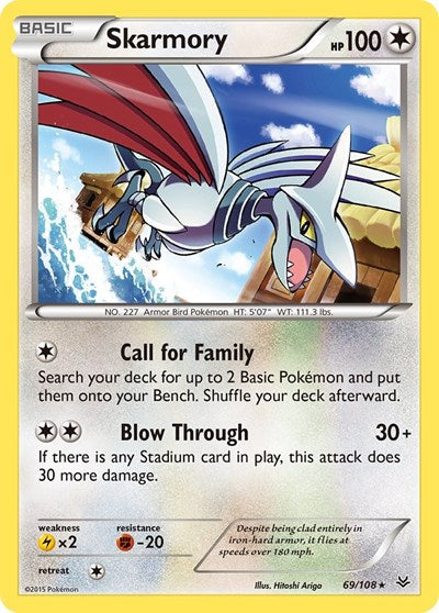 Skarmory (XY Roaring Skies) Medium Play