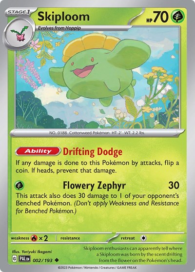 Skiploom (SV02: Paldea Evolved) Light Play