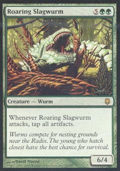 Roaring Slagwurm (Darksteel) Heavy Play Foil