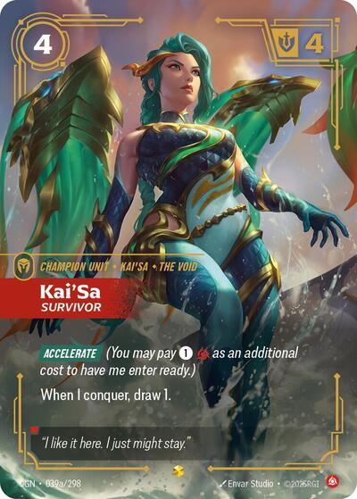Kai'Sa Survivor (Alternate Art) (Origins) Light Play Foil