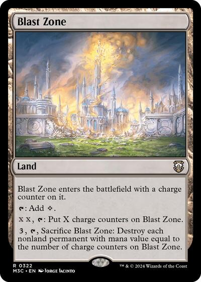 Blast Zone (Commander: Modern Horizons 3) Light Play
