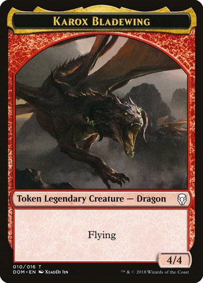Karox Bladewing Token (Dominaria) Light Play