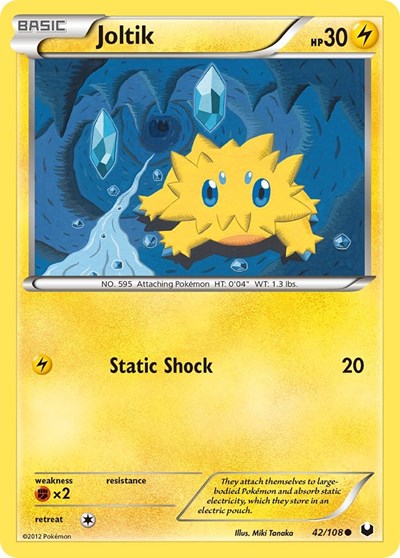 Joltik (42) (Dark Explorers) Light Play Reverse Holofoil