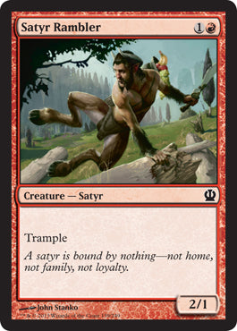 Satyr Rambler (Theros) Light Play