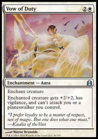 Vow of Duty (Commander) Light Play