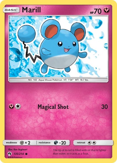 Marill (SM - Lost Thunder) Light Play
