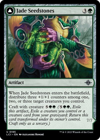 Jade Seedstones (The Lost Caverns of Ixalan) Light Play