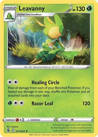 Leavanny (SWSH08: Fusion Strike) Light Play