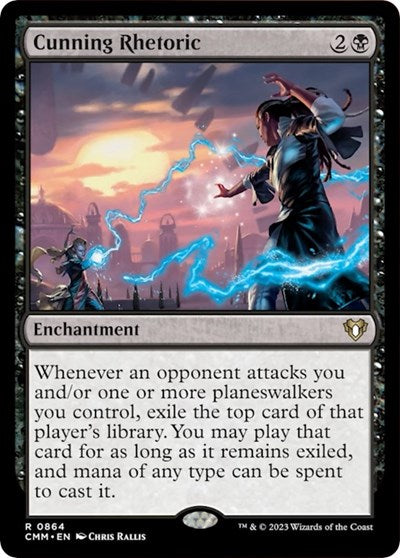 Cunning Rhetoric (Commander Masters) Light Play